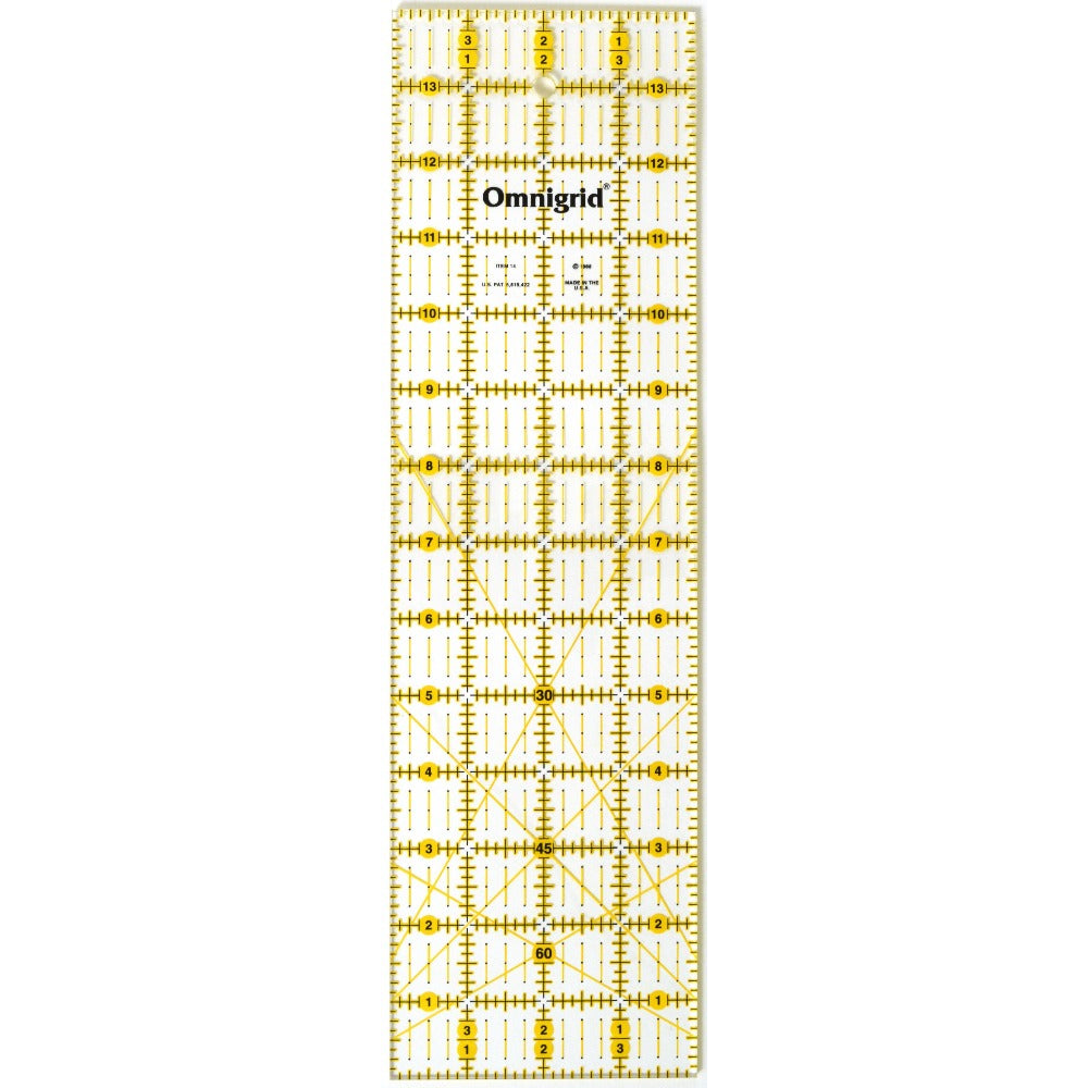 Omnigrid 4" x 14" Ruler - quilting ruler and template