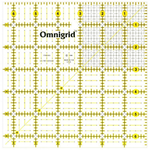 Omnigrid 6½" Square Ruler - quilting ruler and template