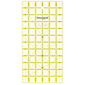 Omnigrid 6" x 12" Ruler - quilting ruler and template