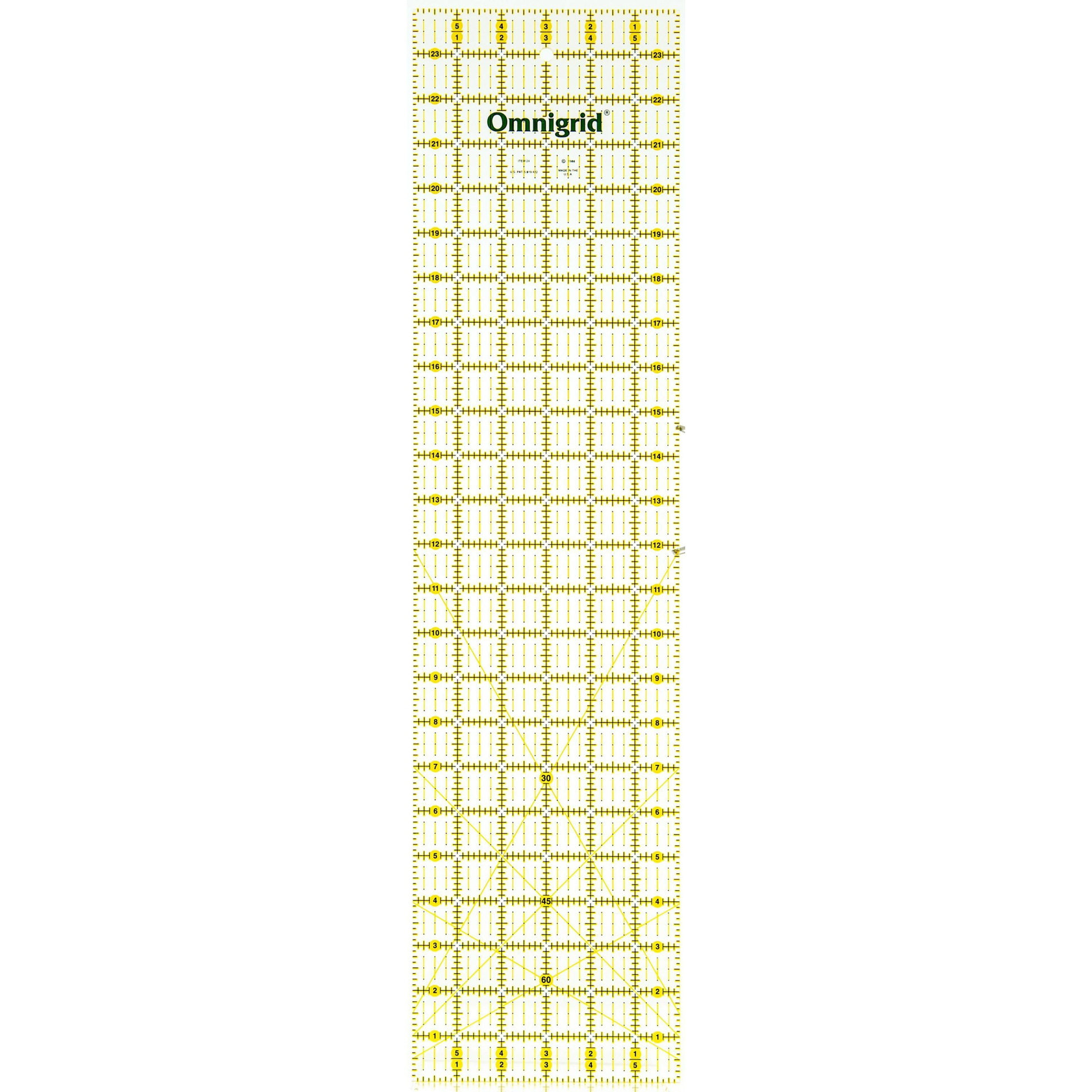 Omnigrid 6" x 24" Ruler - quilting ruler and template