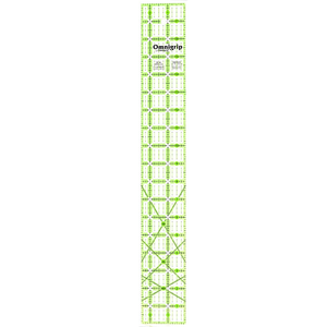 Omnigrid Omnigrip 2½" x 18" Ruler - quilting ruler and template