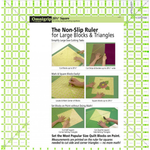 Omnigrid Omnigrip 20½" Square Ruler - quilting ruler and template