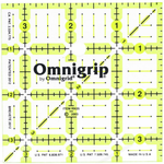 Omnigrid Omnigrip 3½" Square Ruler - quilting ruler and template