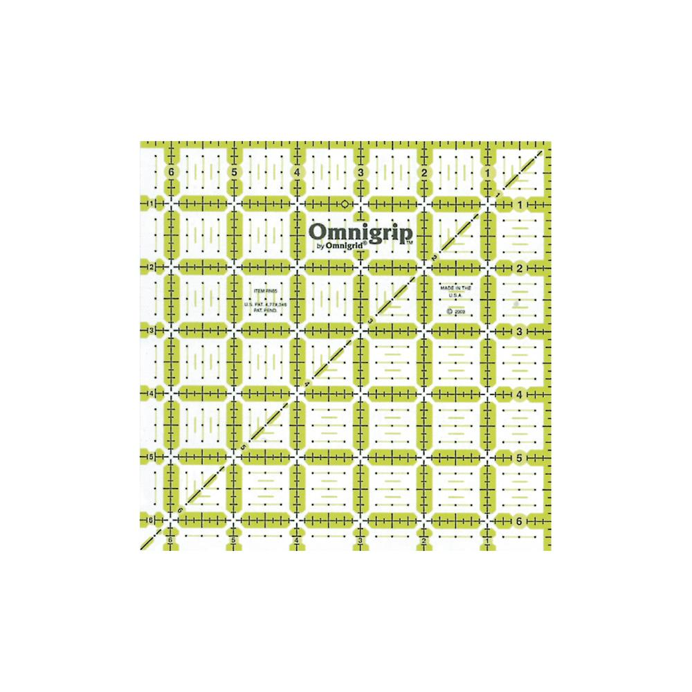 Omnigrid Omnigrip Square Combo Pack 6½", 8½" & 10½" Square Rulers - quilting ruler and template - detail view