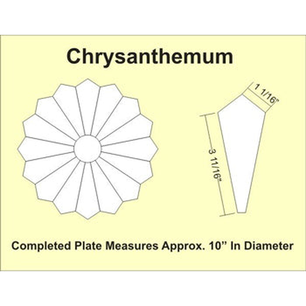Paper Pieces 16 Petal Chrysanthemum