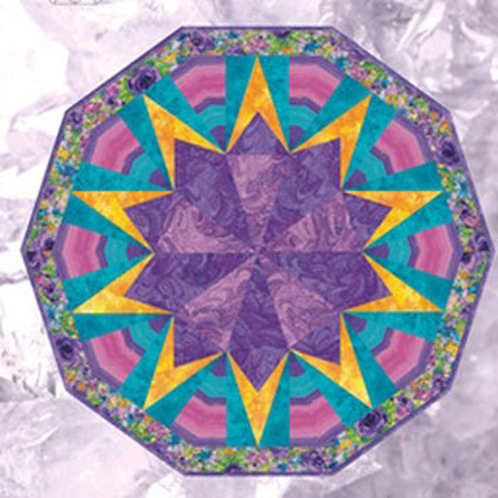 Phillips Fiber Art Ferris Wheel Pattern for Gems Five & Ten - sewing pattern by Phillips Fibres