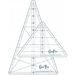 Phillips Fibres Triangle quilting ruler - acrylic patchwork template