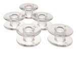 Plastic Bobbins Case Front Loading Pack of 5 - Crown Point fabric for quilting and patchwork