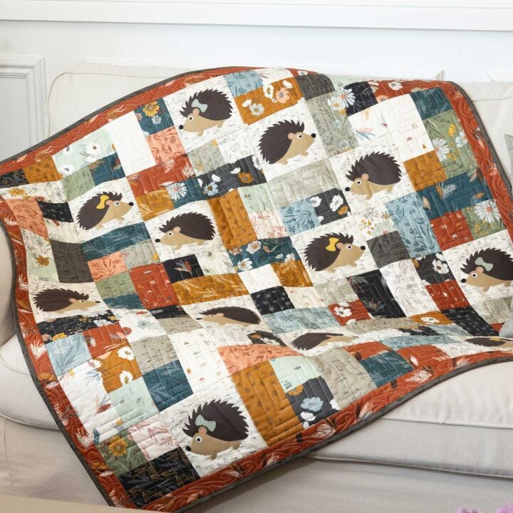 Accuquilt GO! Hedgehog Die To Try August 2025