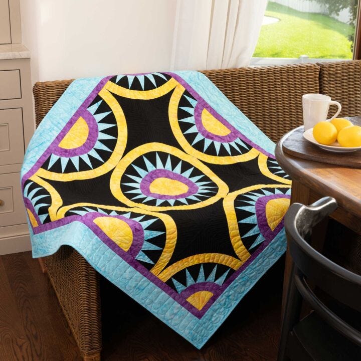 AccuQuilt GO! New York Beauty-9" Finished (Die To Try December 2025) die - quilting shapes cut with precision and speed