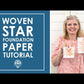 It's Sew Emma Woven Star Foundation Paper Piecing Pads