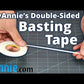 By Annie Double Sided Basting Tape 3mm 2 rolls of 10m