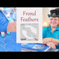 Quilter's Rule ¼" Frond Feathers 2 Ash & Spike
