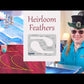 Quilter's Rule ¼" Heirloom Feathers #3 - 2½" & 1¾" Stitched