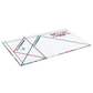 Quilt In A Day Flying Geese 3" x 6" Ruler - quilting ruler and template - alternate angle