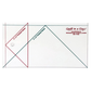 Quilt In A Day Flying Geese 4" x 8" Ruler - quilting ruler and template