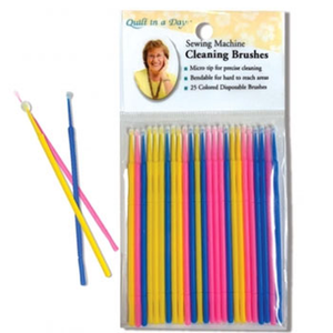Sewing Machine Micro Brushes Pack of 25 - craft pattern by Quilt In A Day