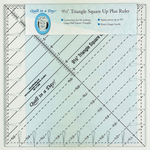 Quilt In A Day Triangle Square Up Plus Ruler 9½" - quilting template set for patchwork blocks