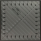 Quilt In A Day Triangle Square Up Plus Ruler 9½" - quilting template set for patchwork blocks - detail view