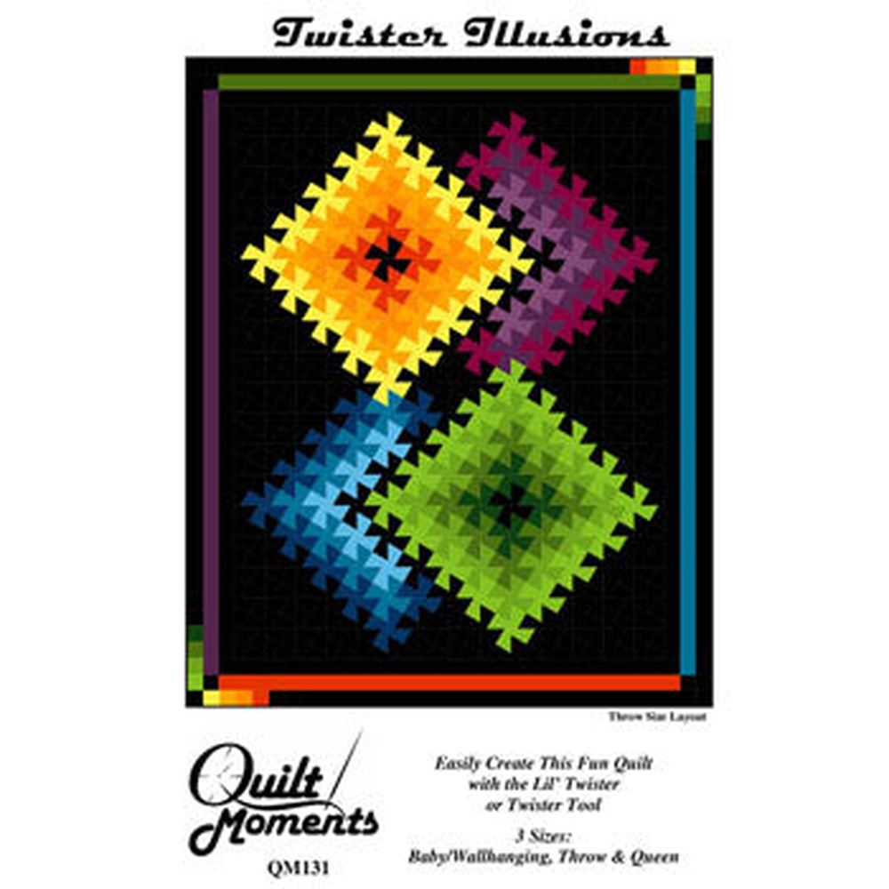 Twister Illusions Pattern - sewing pattern by Quilt Moments
