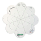Quilter's Rule ⅛" Daisy 2" to 8" Set of 4 - quilting ruler and template