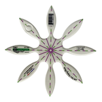 Quilter's Rule ⅛" Mini Sunflower Pack of 1 - quilting ruler and template