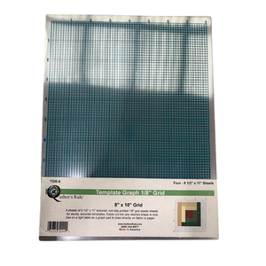 Quilter's Rule ⅛" Template Plastic - quilting ruler and template