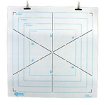 Quilter's Rule 6-Point Block 16" x 16" quilting stencil - hand and machine quilting template