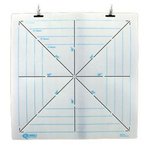 Quilter's Rule 8-Point Block 16" x 16" quilting stencil - hand and machine quilting template