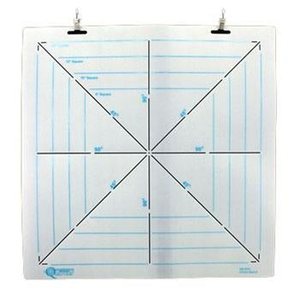 Quilter's Rule 8-Point Block 16" x 16" quilting stencil - hand and machine quilting template