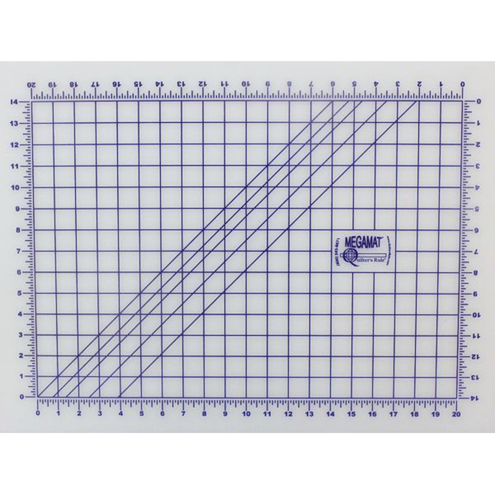 Quilter's Rule Pinnable Mats - quilting ruler and template