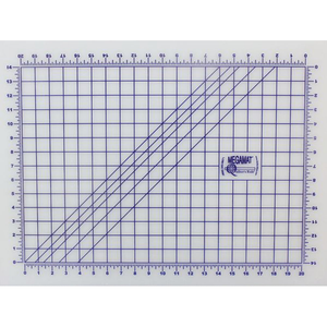 Quilter's Rule Pinnable Mats - quilting ruler and template