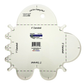 Quilter's Rule ¼" Clamshells 1" to 4" Pack of 1 - quilting template set for patchwork blocks