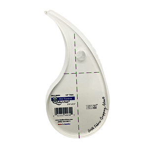 Quilter's Rule ¼" Mini Tear Drop 2½" x 5¼" Pack of 1 - quilting ruler and template