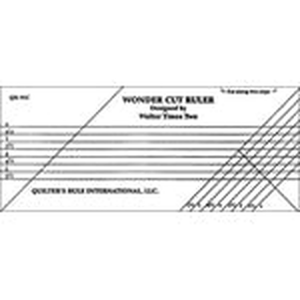 Quilter's Rule ¼" Wonder Cut Rule - quilting ruler and template
