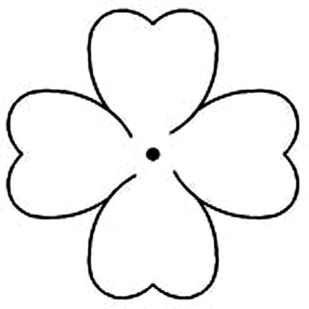 Quilting Creations 2½" Small Flower quilting stencil - hand and machine quilting template