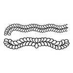 Quilting Creations 2" & 3" Feather Borders quilting stencil - hand and machine quilting template
