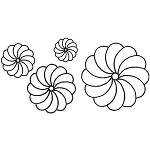Quilting Creations 2" 4" 6" & 8" Blocks quilting stencil - hand and machine quilting template