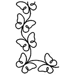 Quilting Creations 3½" Promise Border quilting stencil - hand and machine quilting template