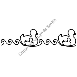 Quilting Creations 3" Duckies | Quilting Stencils quilting stencil - hand and machine quilting template