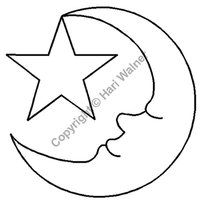 Quilting Creations 4½" Sleepy Time | Quilting Stencils quilting stencil - hand and machine quilting template