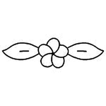 Quilting Creations Stencil 4" x 1" Small Flower