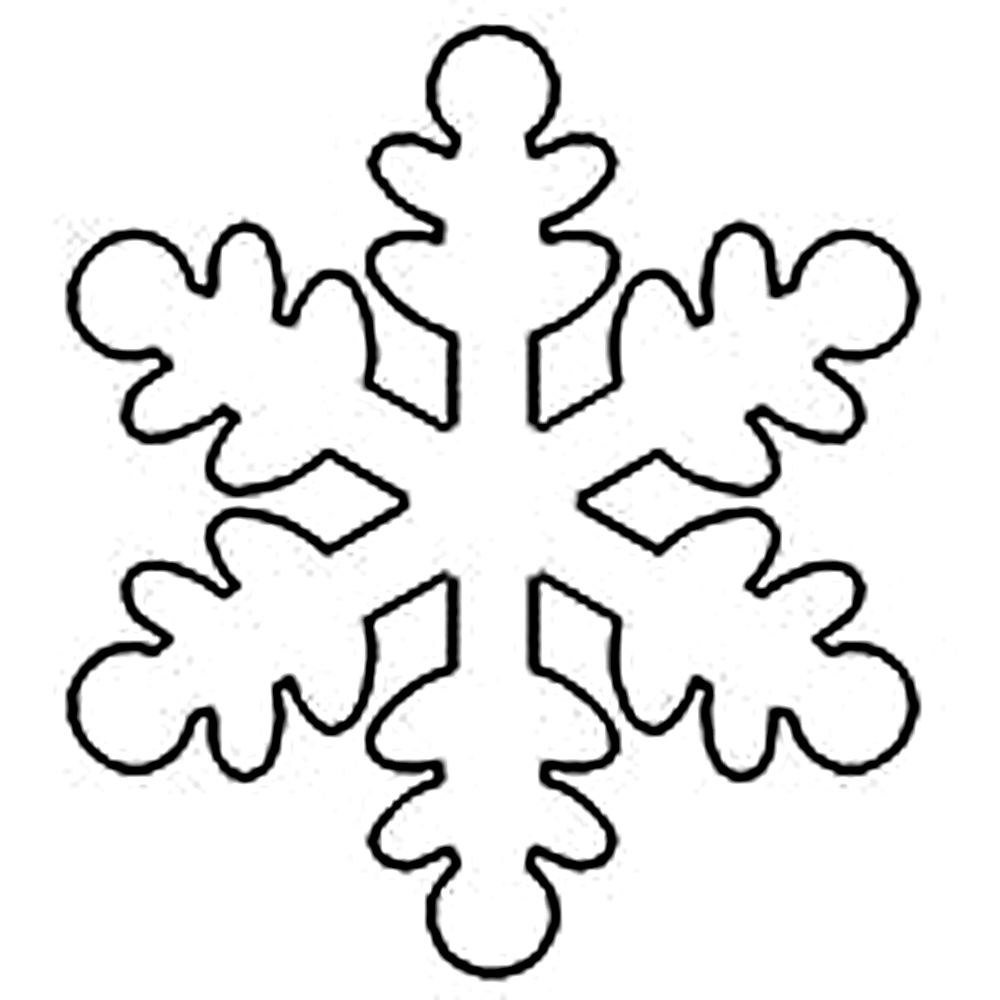 Quilting Creations Stencil 5 x 5½" Snowflake