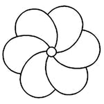 Quilting Creations Stencil 6" Flower