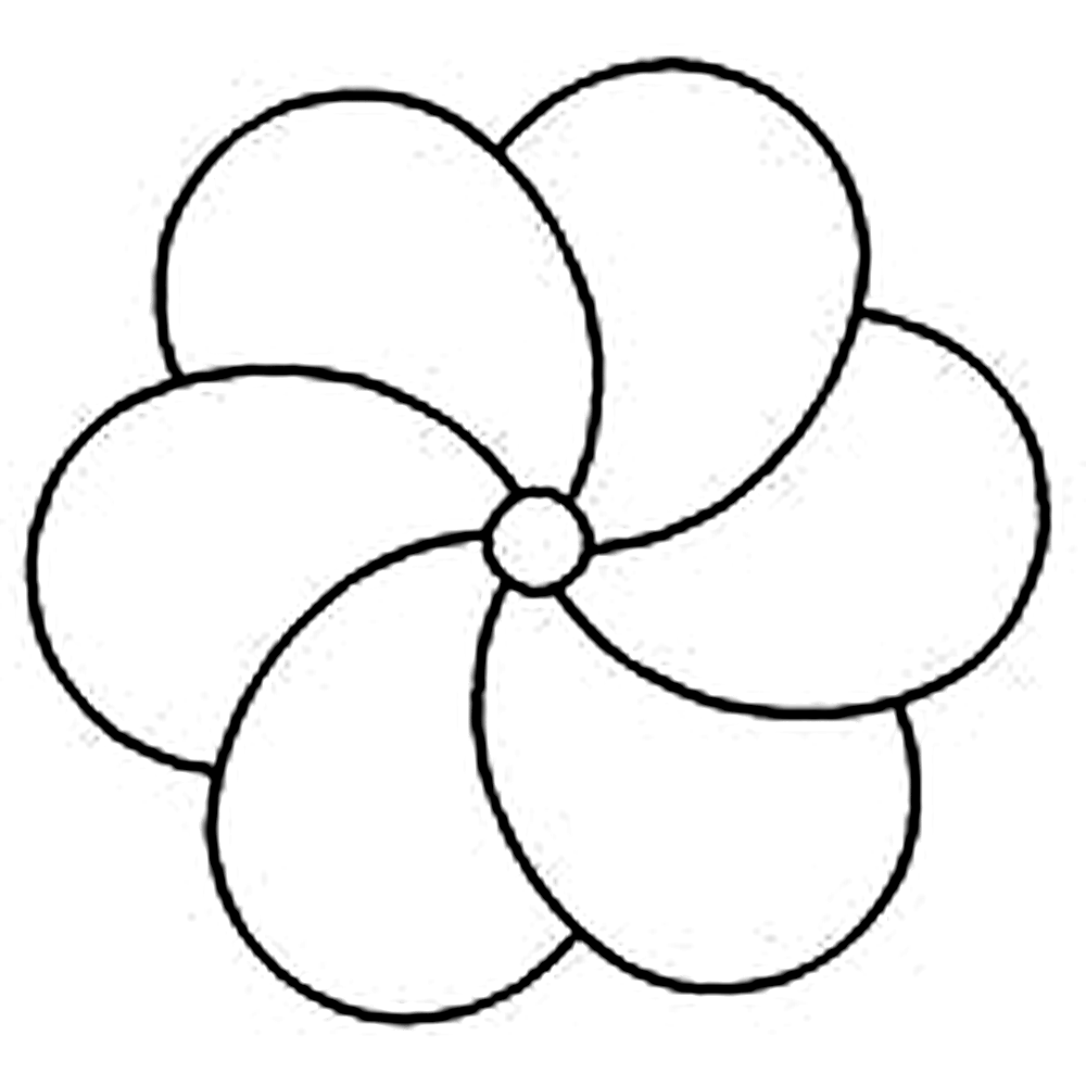 Quilting Creations Stencil 6" Flower