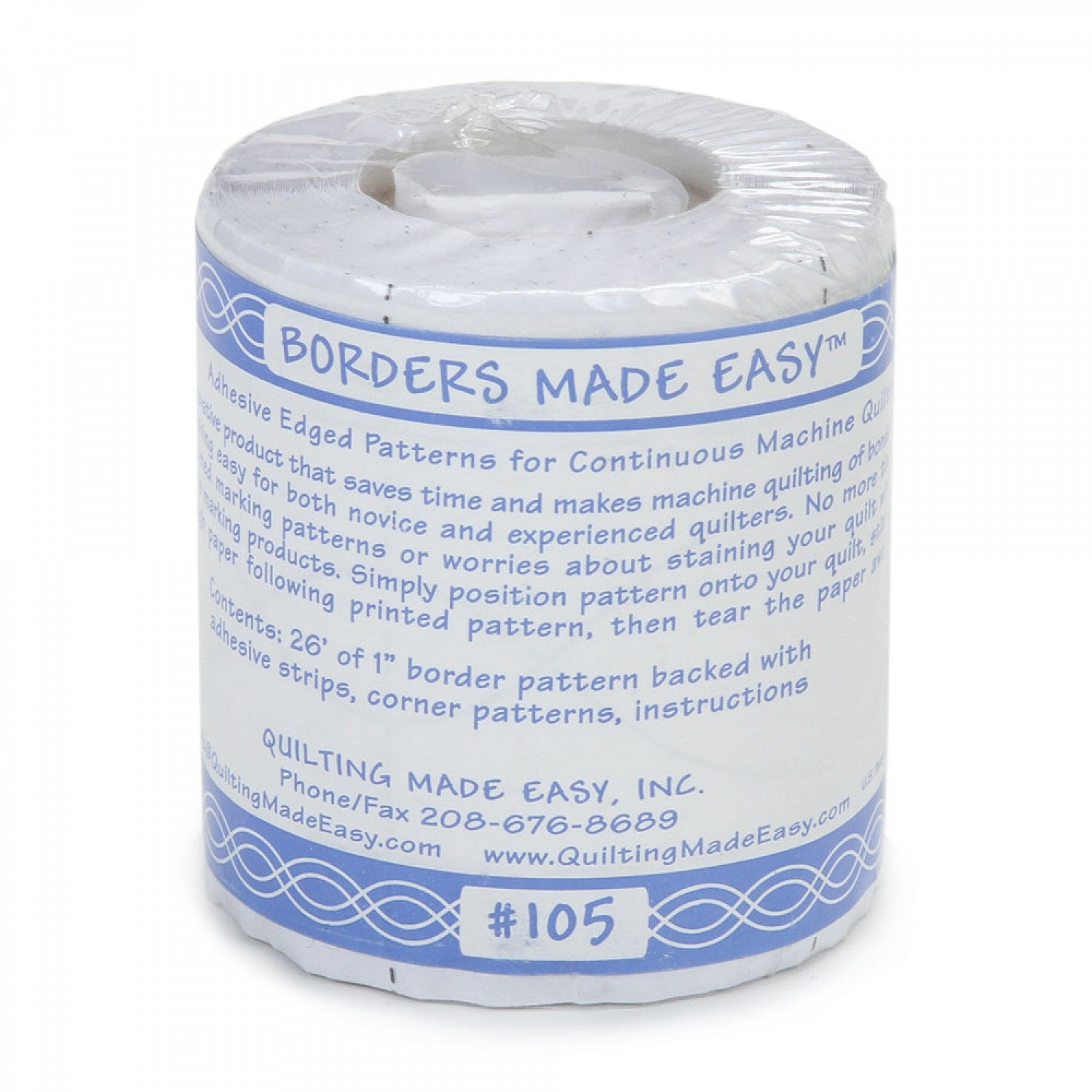 1" Border 26' Roll #105 - craft pattern by Quilting Made Easy