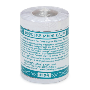 1¼" Border 26' Roll #104 - craft pattern by Quilting Made Easy