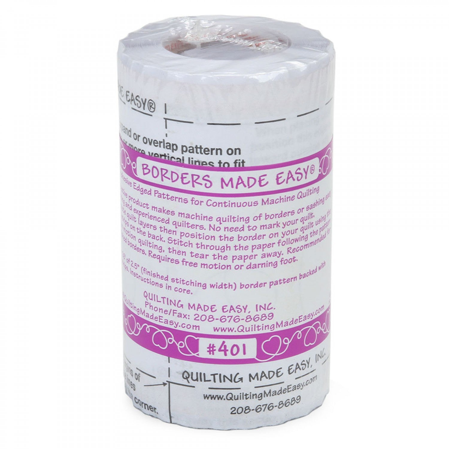 2½" Border 26' Roll #401 - craft pattern by Quilting Made Easy