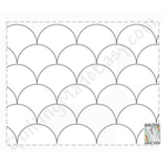 Quilting Made Easy 9½" Large Clamshells  26' Roll