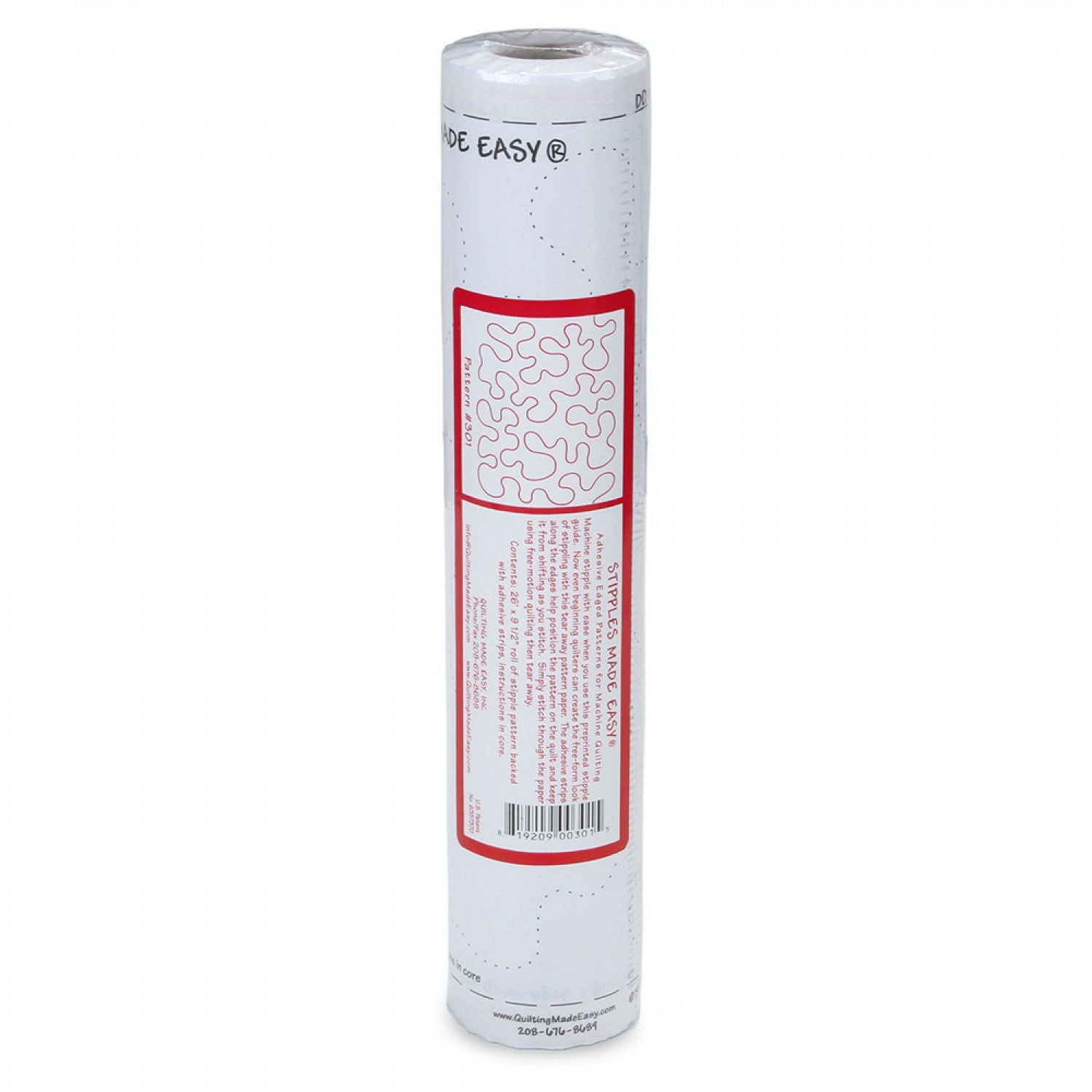 9½" Large Stipples 26' Roll #301 - craft pattern by Quilting Made Easy